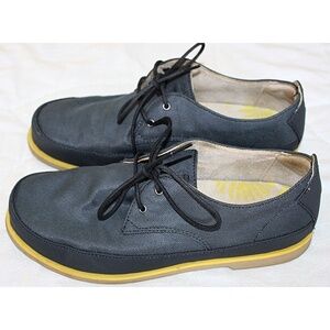 Olukai - Honolulu Mesh Boat Shoes, color Dark Shadow (Navy) - size 9.5